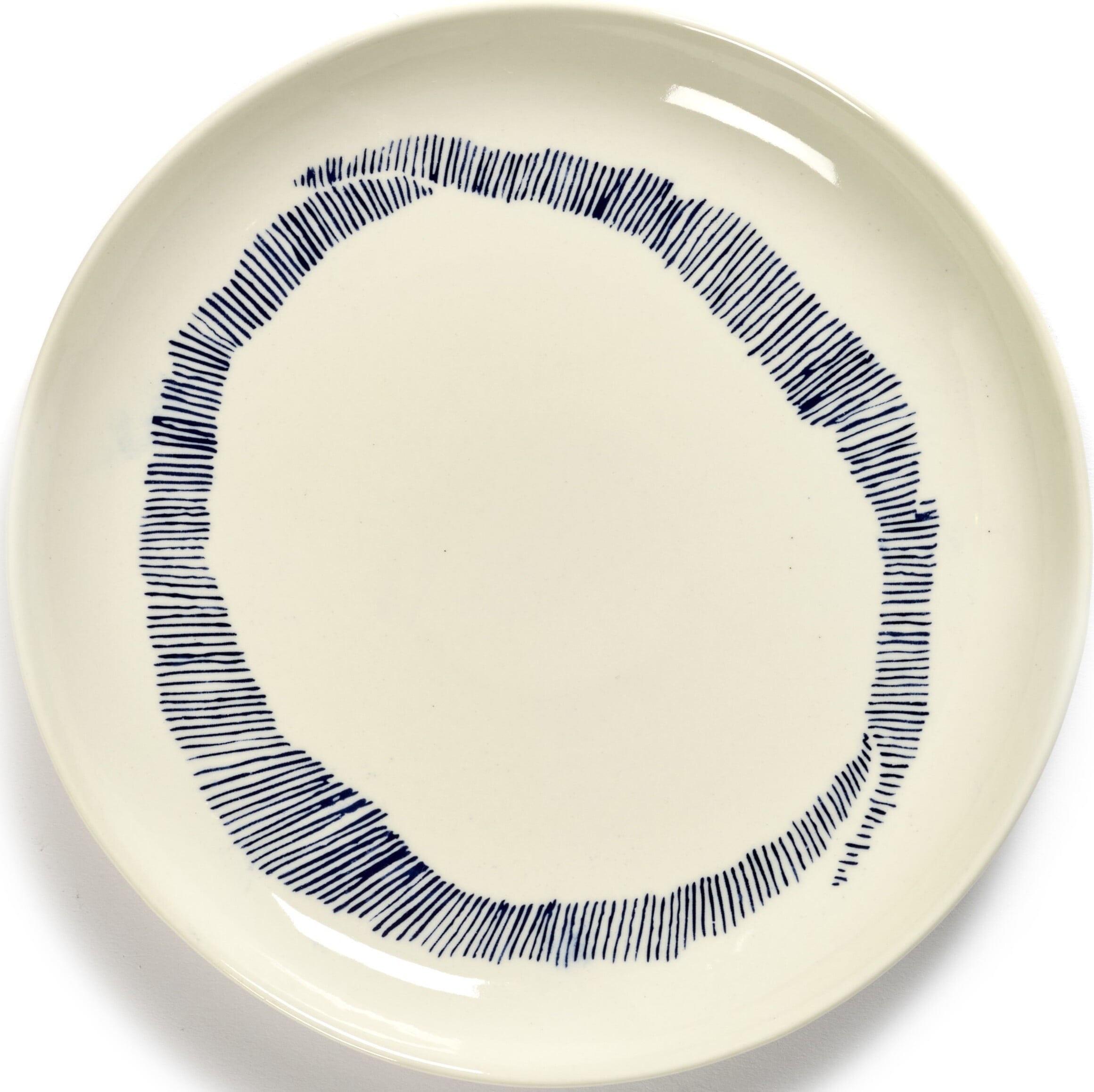 Feast Frühstücksteller 19 Cm, Weiß-blau, 2 St.