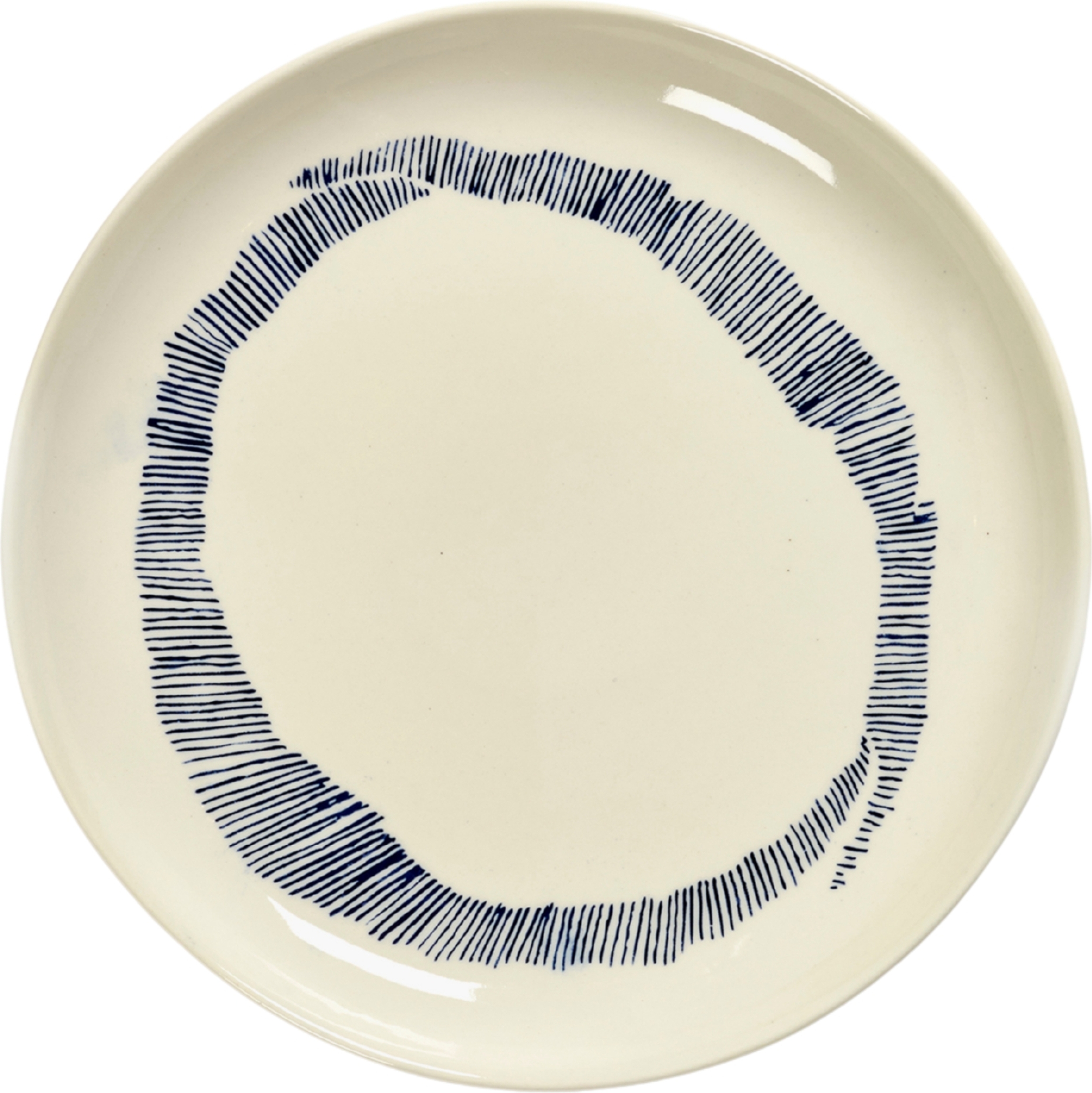 Feast Frühstücksteller 19 cm, weiß-blau