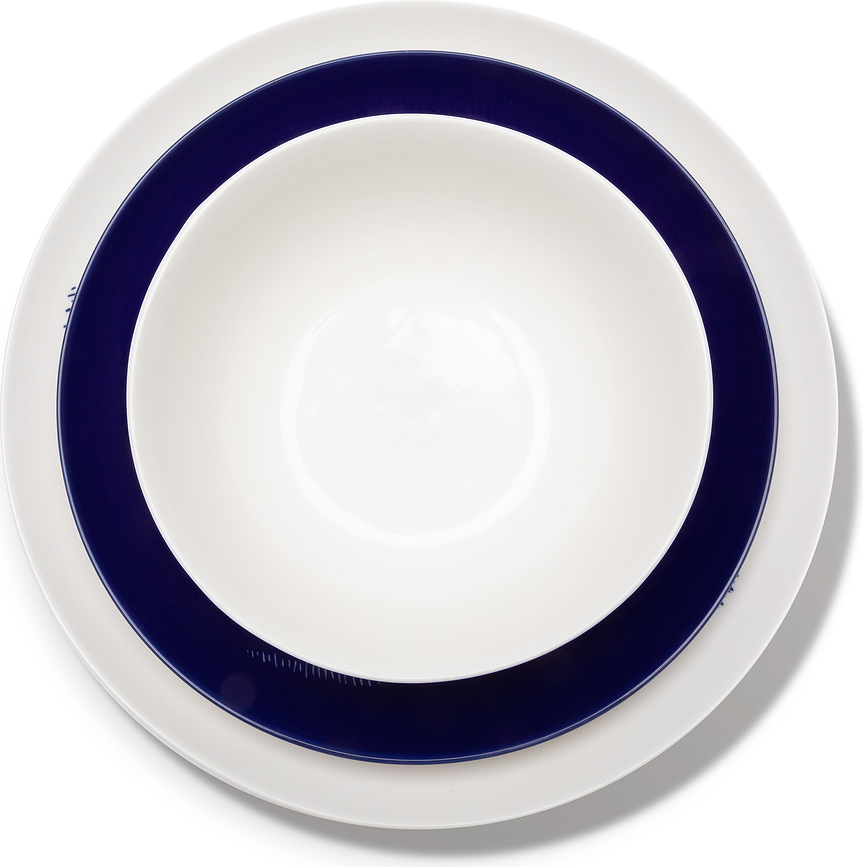 Feast Jedilni set, rumeno-moder, 12-delni set