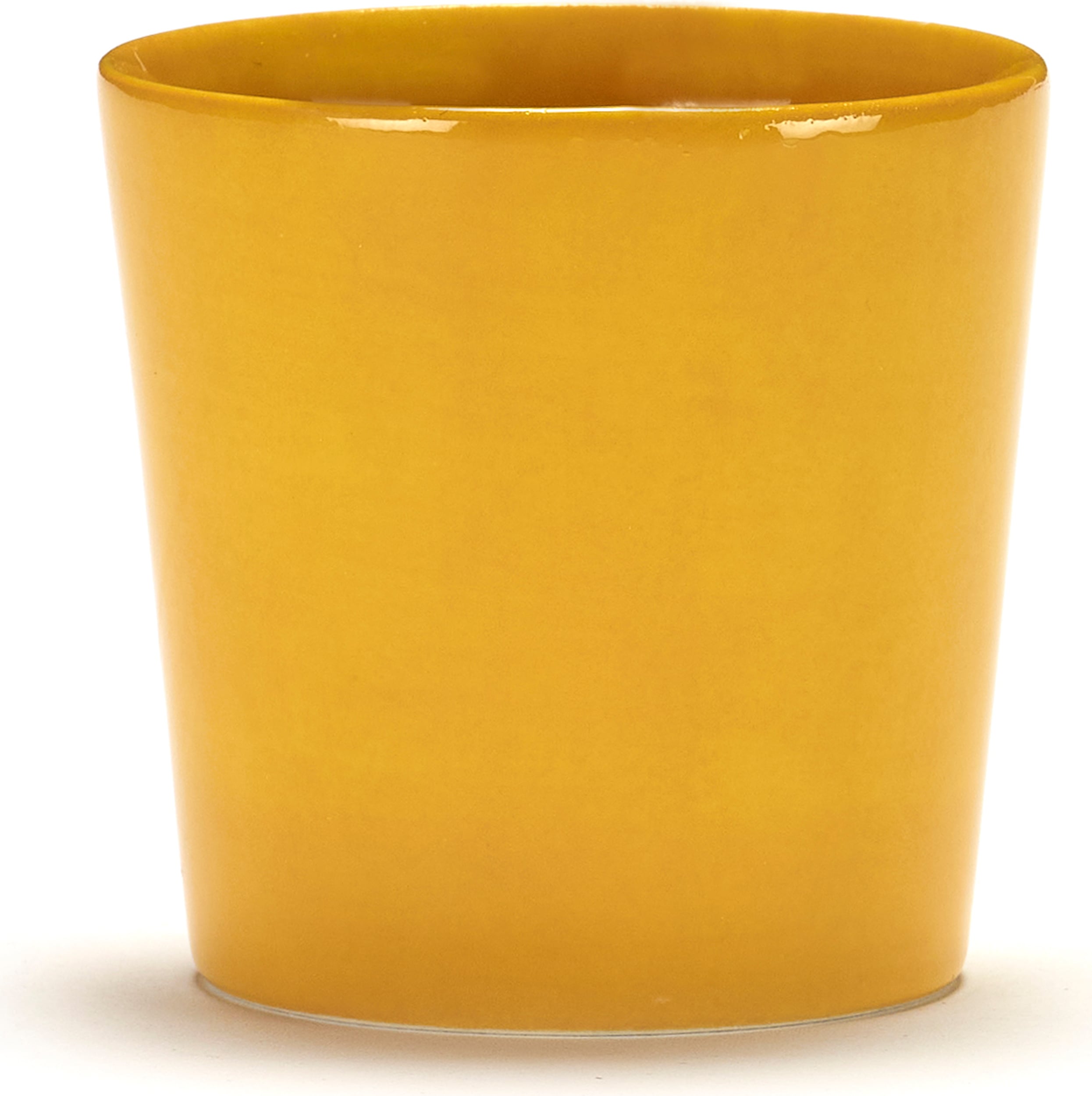 Keramik Becher Feast Kaffeebecher 250 Ml, Gelb, 4 St.