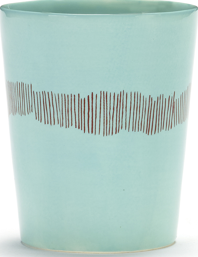 Feast kruusid 330 ml sinine-punane, 4 tk