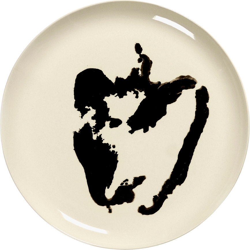 Feast Pepper Πιάτο Φαγητού, 26,5 cm, λευκό-μαύρο