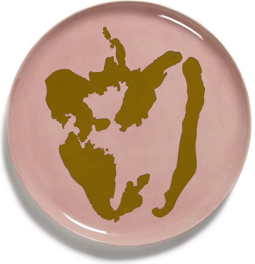 Feast Pepper Plat de Service, rose doré