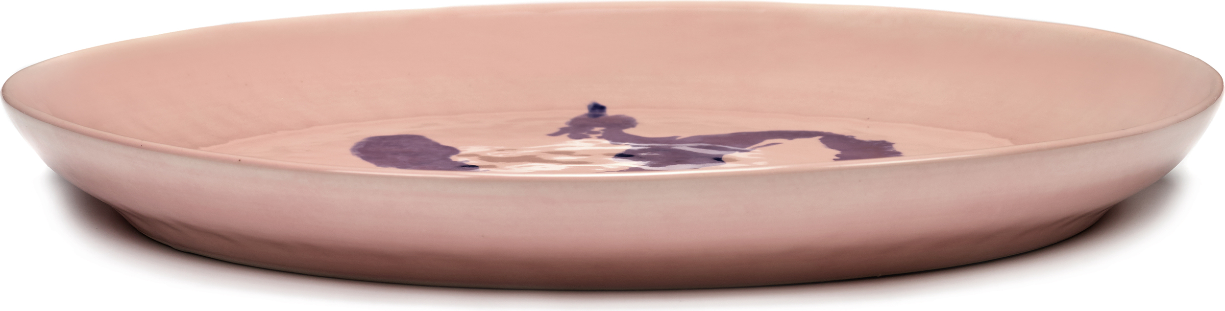 Snackteller Feast Pepper Servierteller 35 Cm, Rosa-blau