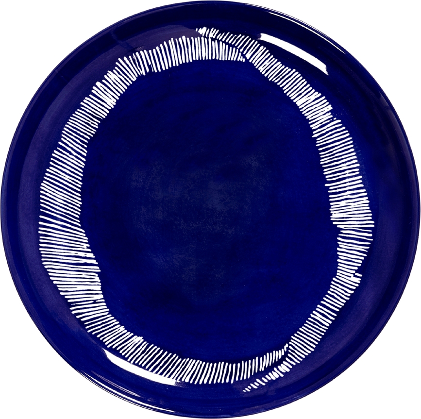 Feast Πιάτο Πρωινού, 22,5 cm, σκούρο μπλε-λευκό