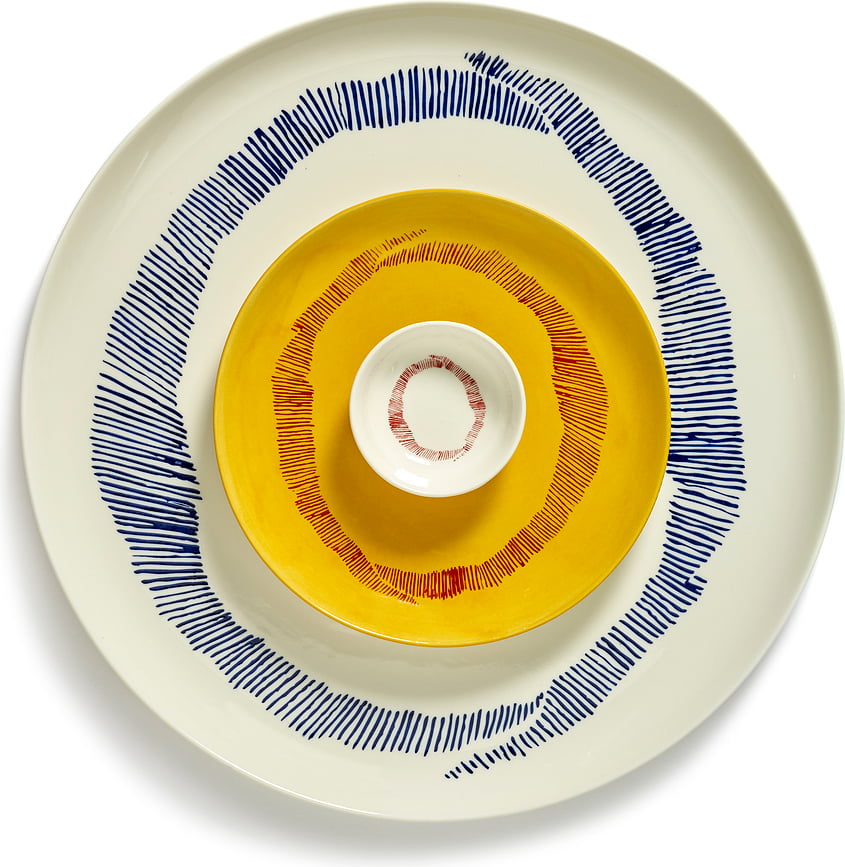 Feast Zdjelica 7,5 cm žuto-bijela