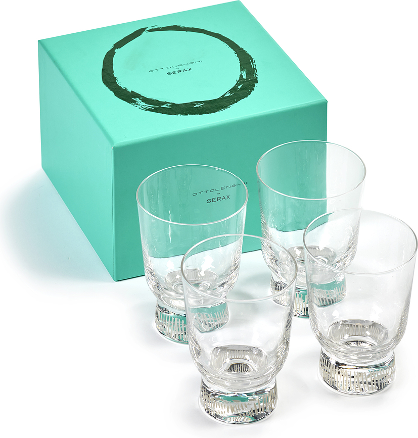 Feast Ποτήρια, 250 ml, ασημί, 4 τμχ