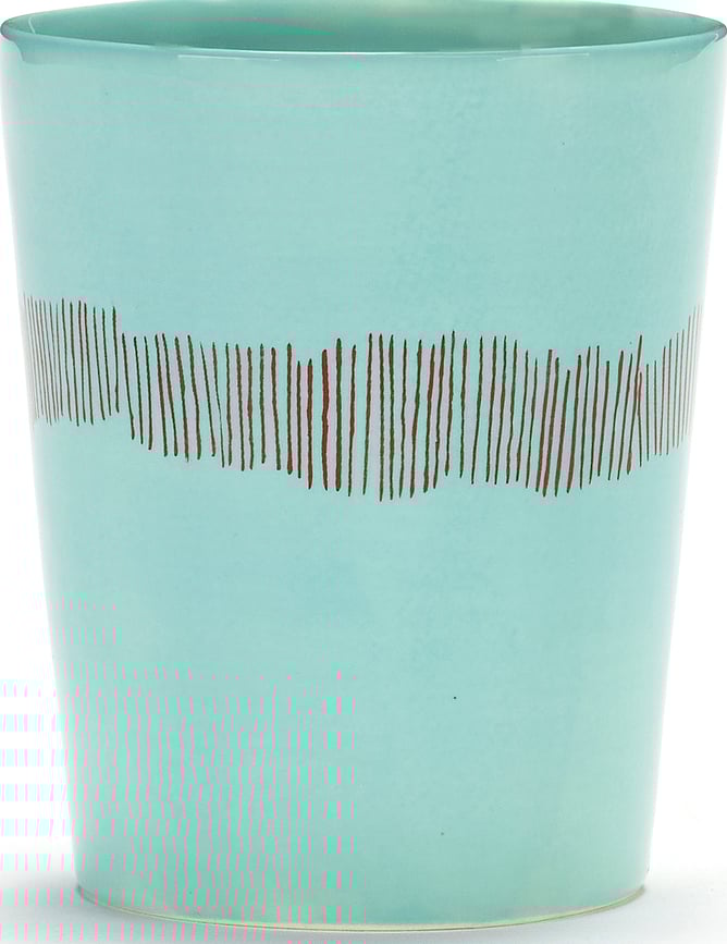 Feast Šalice 330 ml plavo-crvene 4 kom.