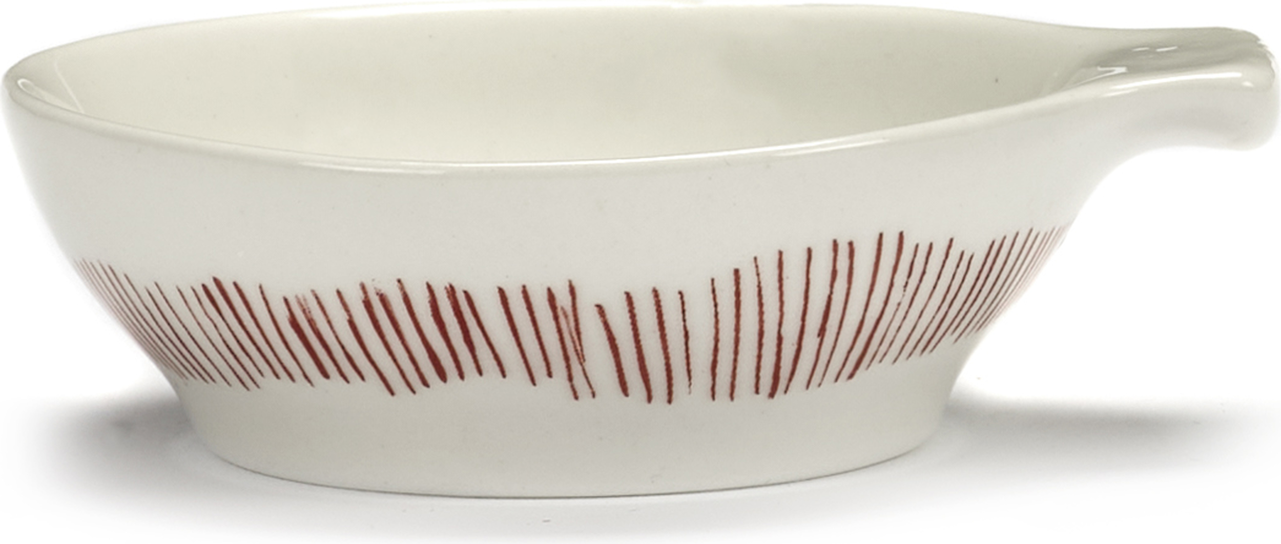 Snackschüssel Feast Schälchen 9 Cm, Weiß-rot, 4 St.