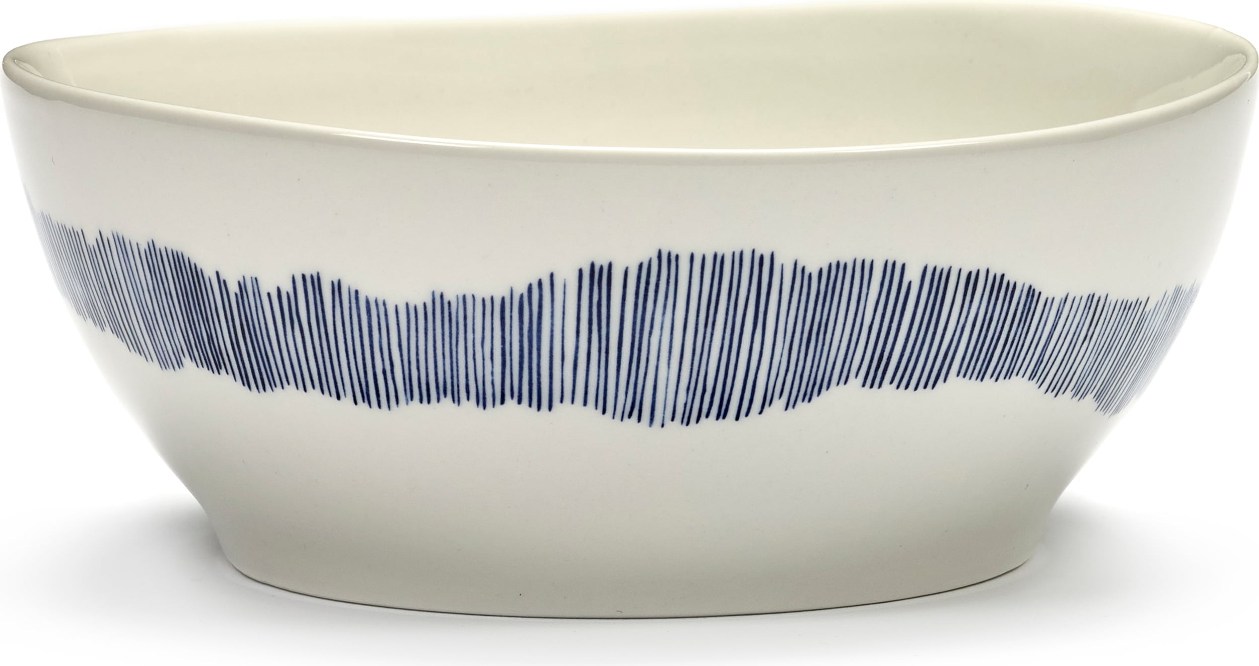 Salatschüssel Feast Schalen 18 Cm, Weiß-blau, 4 St.