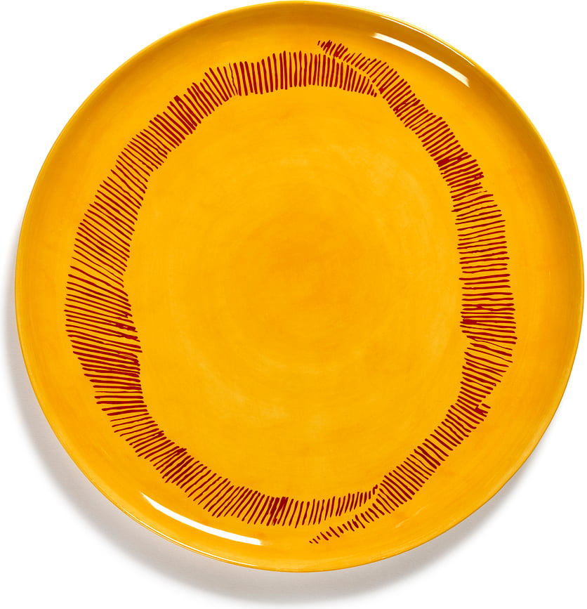 Feast Serveerbord geel-rood