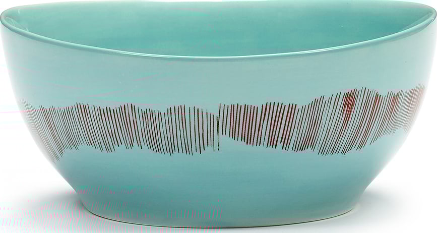 Feast Skleda, 16 cm, modro-rdeča