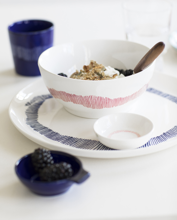 Feast Sklede, 16 cm, roza-modre, 4 kosi