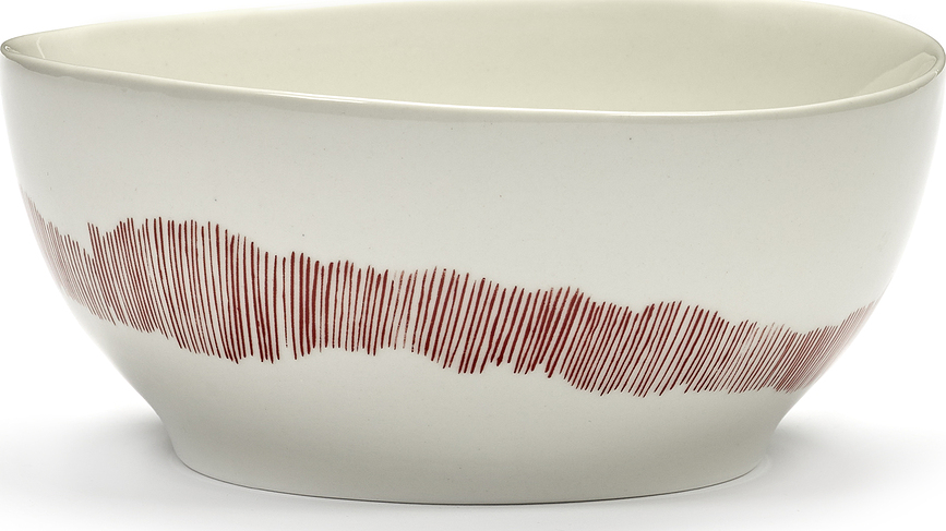 Feast Sklede, 16 cm, belo-rdeče, 4 kosi