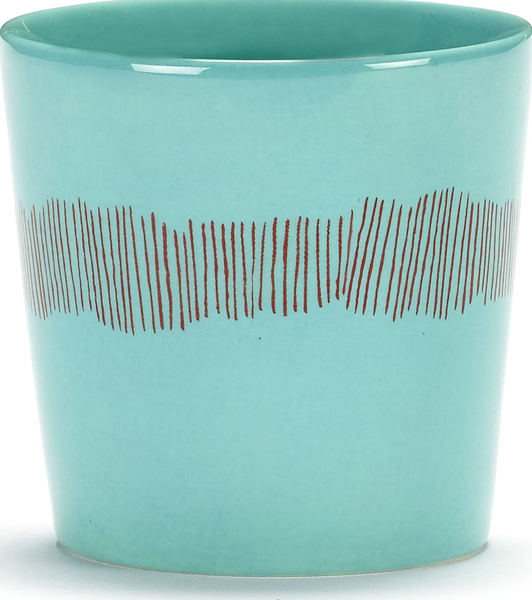 Feast Skodelica za kavo, 250 ml, modro-rdeča