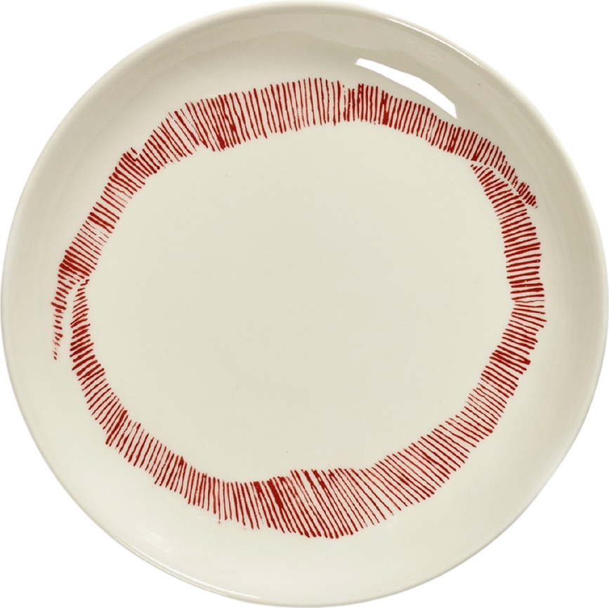 Feast Tanjur za desert 16 cm bijelo-crveni