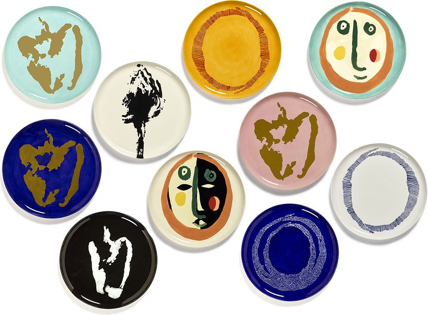 Feast Pepper Tanjur za posluživanje ružičasto-zlatni