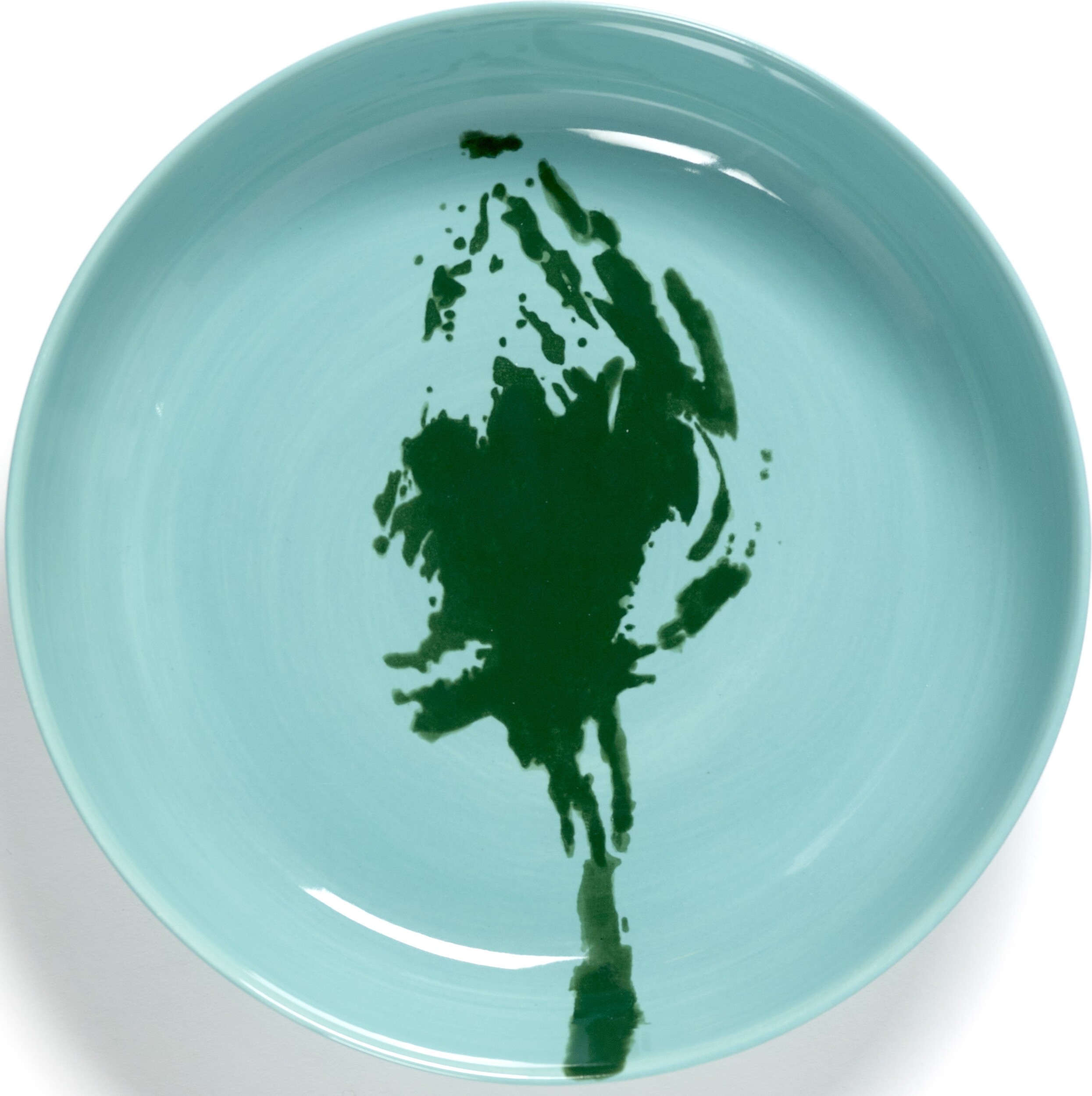 Tiefteller Feast Tiefe Teller 22 Cm, Hellblau-grün, 2 St.