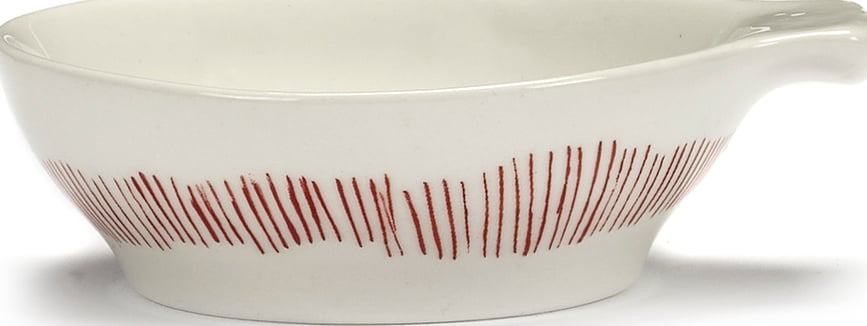 Feast Zdjela za grickalice 9 cm bijelo-crvena