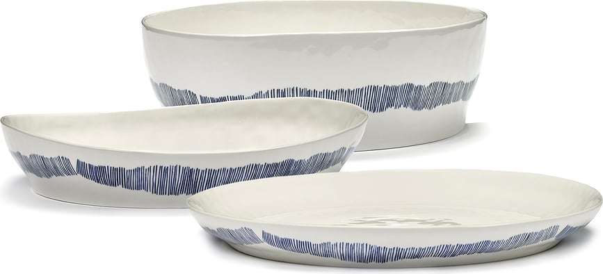 Feast Zdjela za posluživanje 30 cm žuto-crna