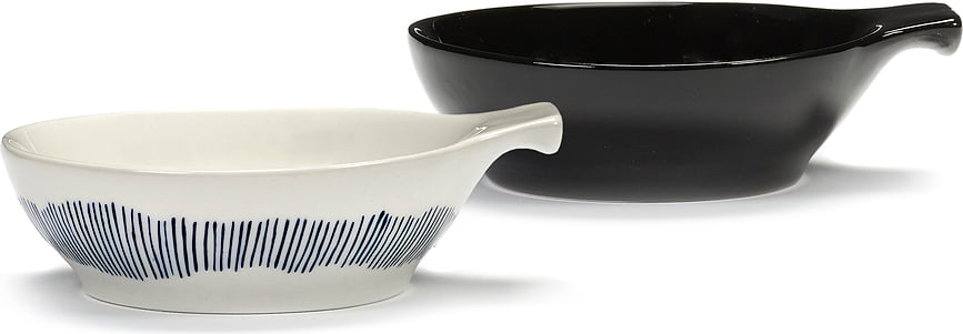 Feast Zdjele za grickalice 13 cm crne 4 kom.