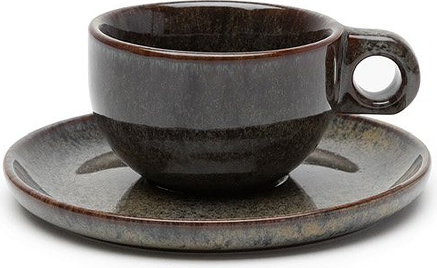 Filiżanki do cappuccino ze spodkami Surface 230 ml 4 szt.