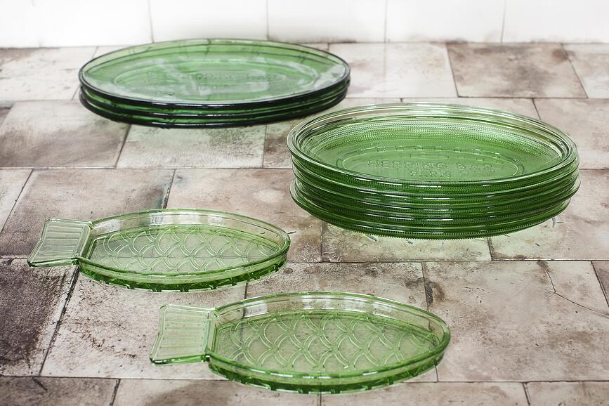 Fish & Fish Serving Dishes, 2 pcs.