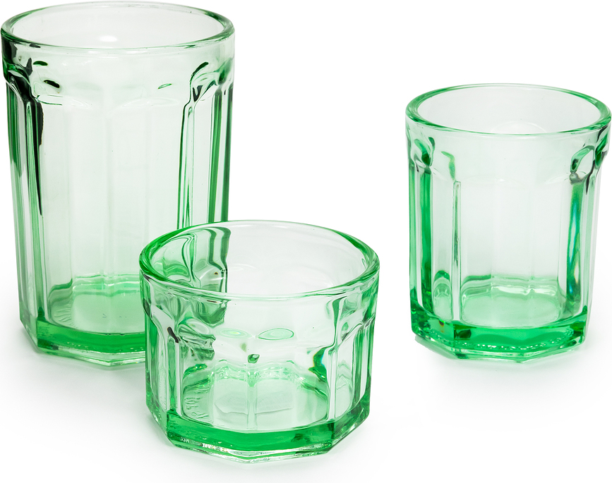 Fish & Fish Verre 220 ml, vert