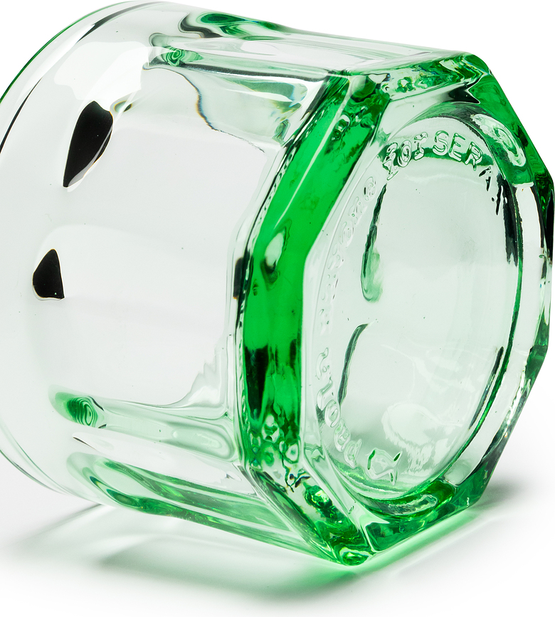 Fish & Fish Verres 400 ml, verts, Lot de 4