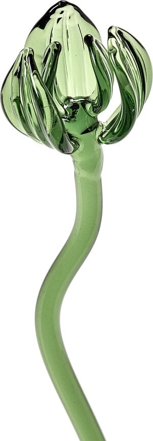 Fleur en verre Josephine Poppy transparente