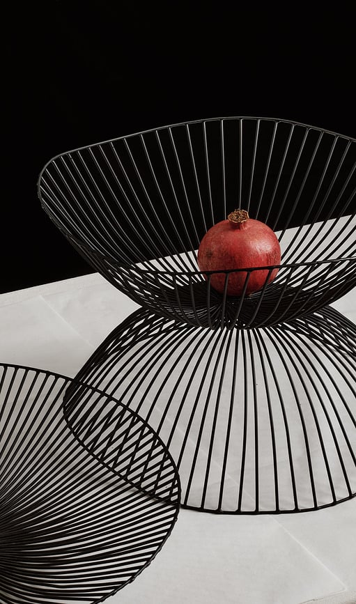 Frutero Cesira, 39 cm, negro