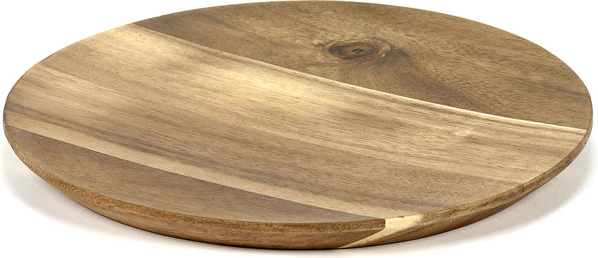 Fuente de madera de acacia Dunes, M