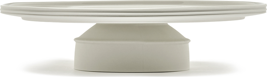 Fuente de porcelana Dune, 33 cm, marrón