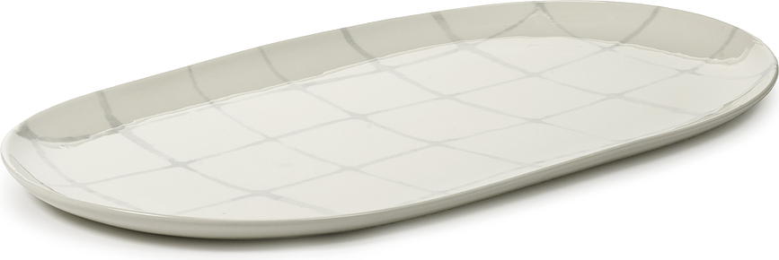 Fuente ovalada Zuma, negra