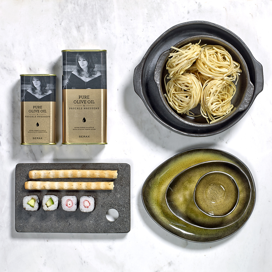 Fuente para hornear y servir Pure, 31 cm, negra