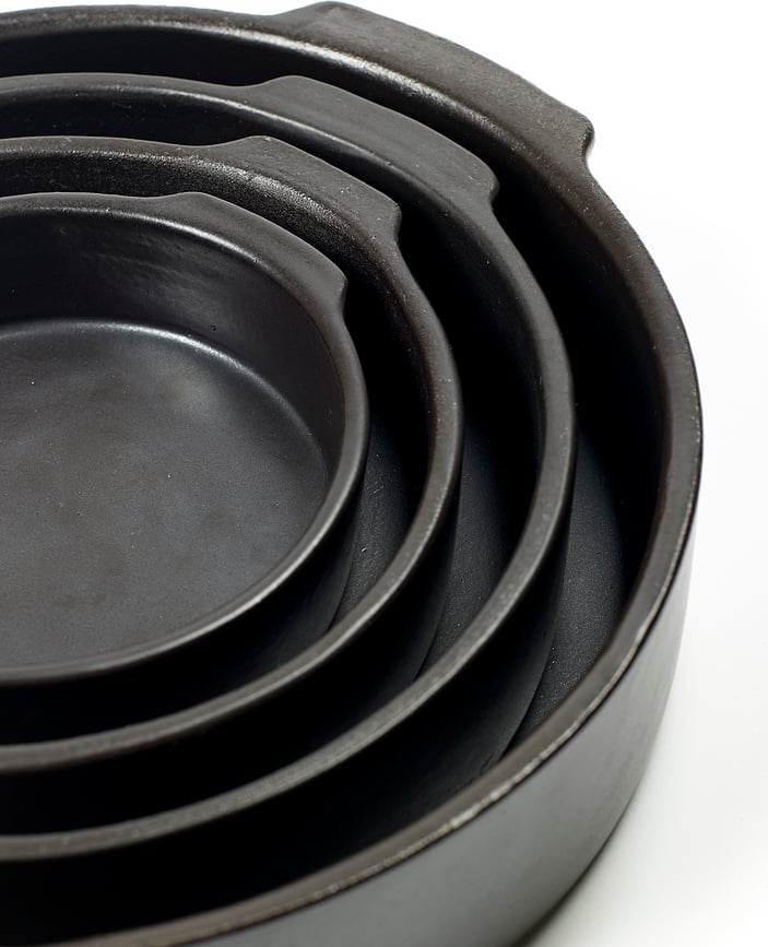 Fuente para hornear y servir Pure, 31 cm, negra