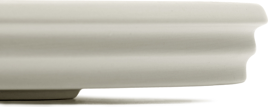 Fuente ovalada Dune, 46 cm, marrón