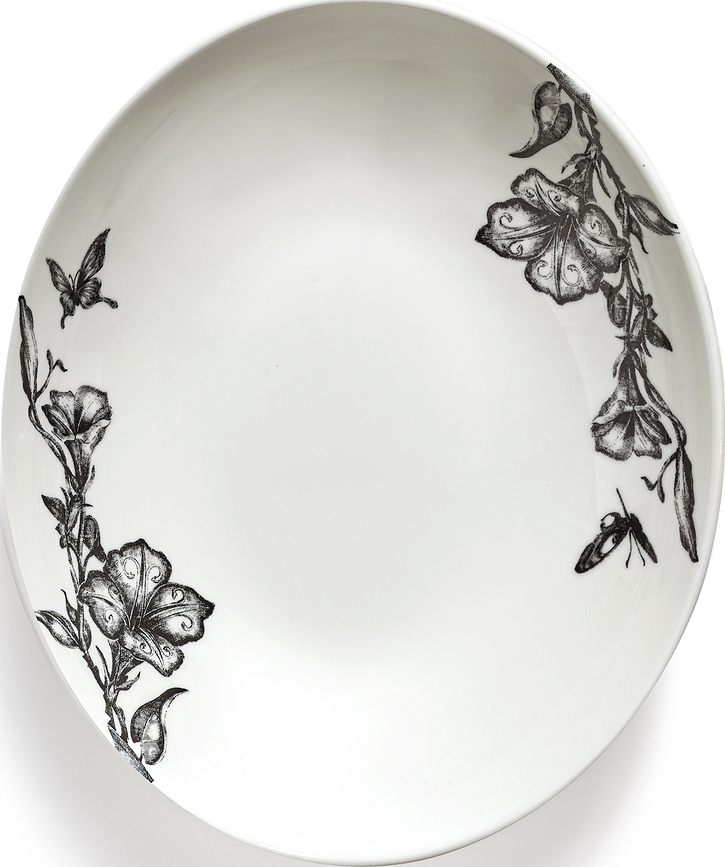 Fuente ovalada para servir Unity Magical Blossom, 23 cm