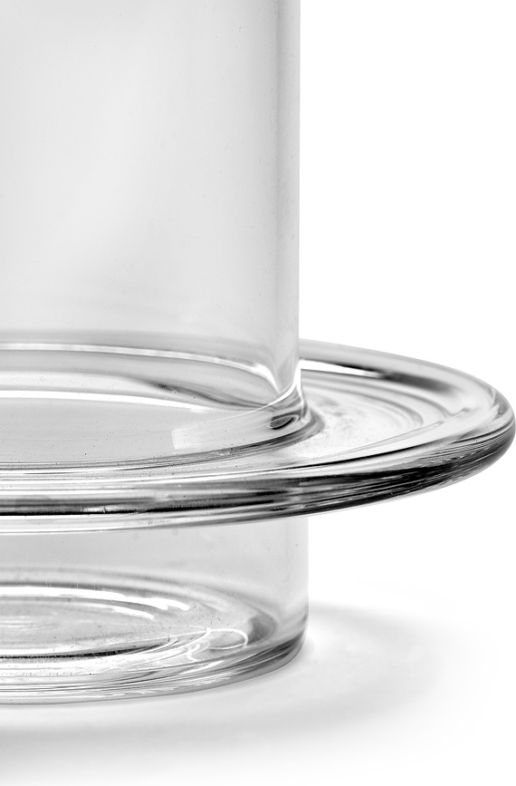 Glass Towers Vaza dekorativna, 27,5 cm, roza-zelena