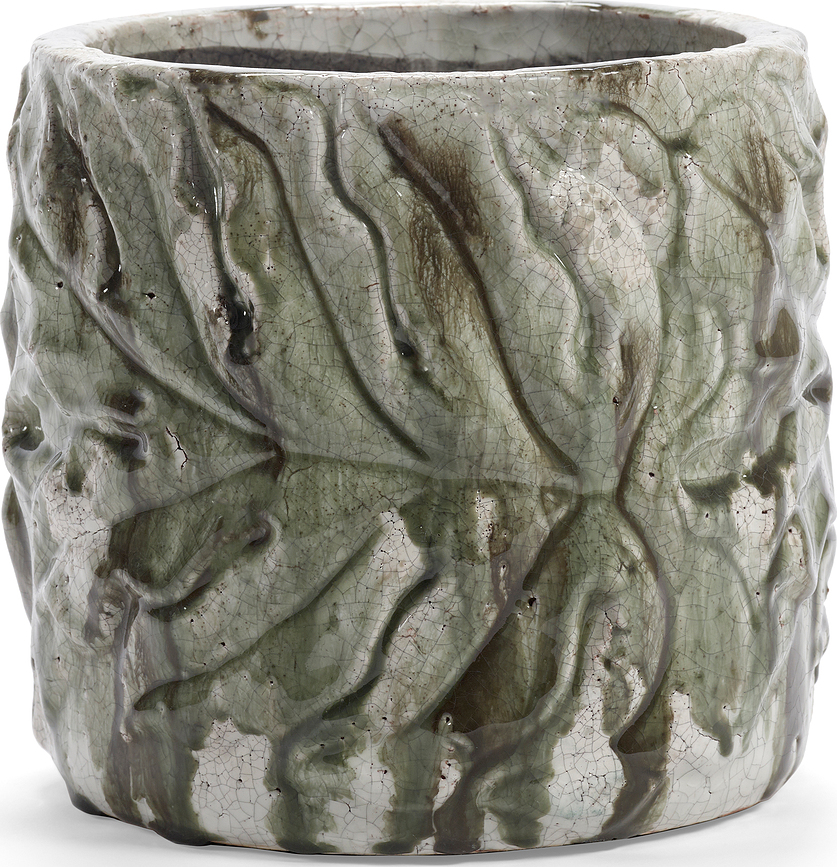 Glazed Shades Cache-pot 25,5 cm, vert