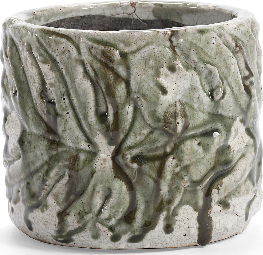 Glazed Shades Cache-Pot, vert