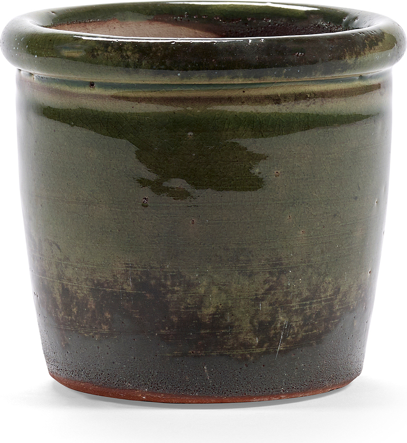 Glazed Shades Lonček, 11 cm, temnozelen