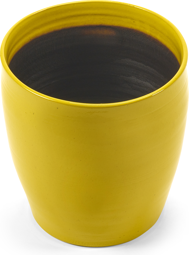 Glazed Shades Okrasni lonec, 40 cm, rumeni