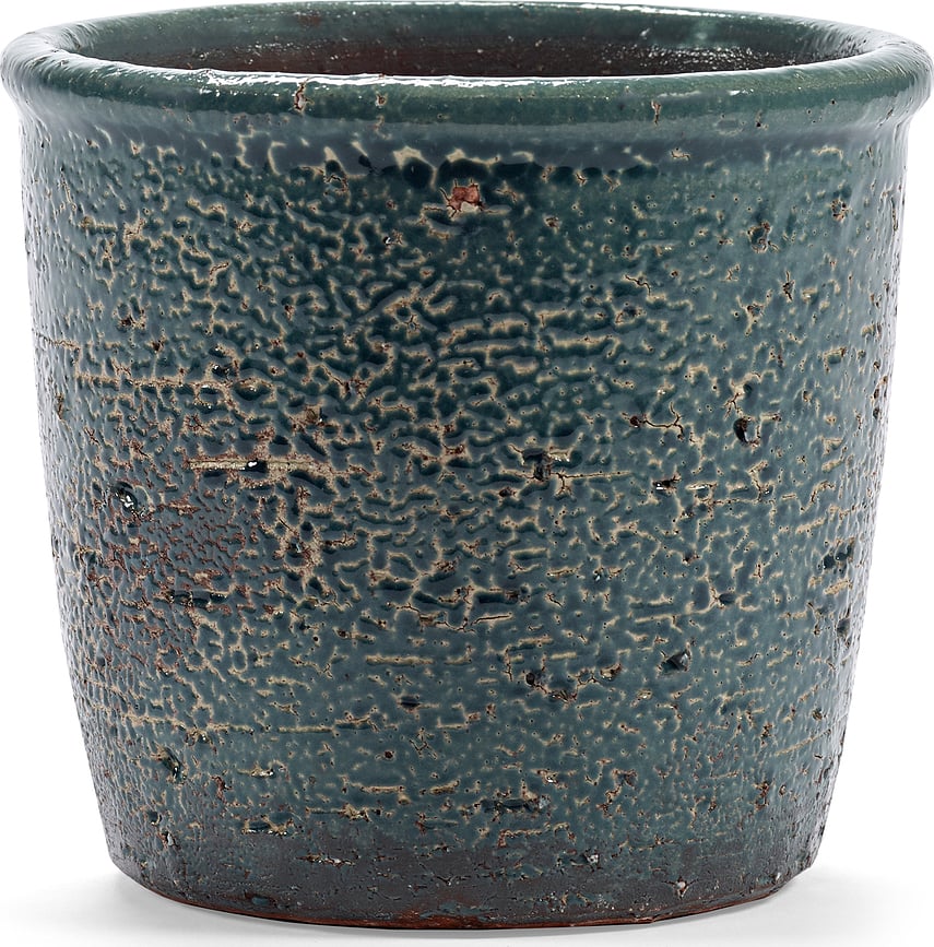 Glazed Shades Tegla 15 cm plava