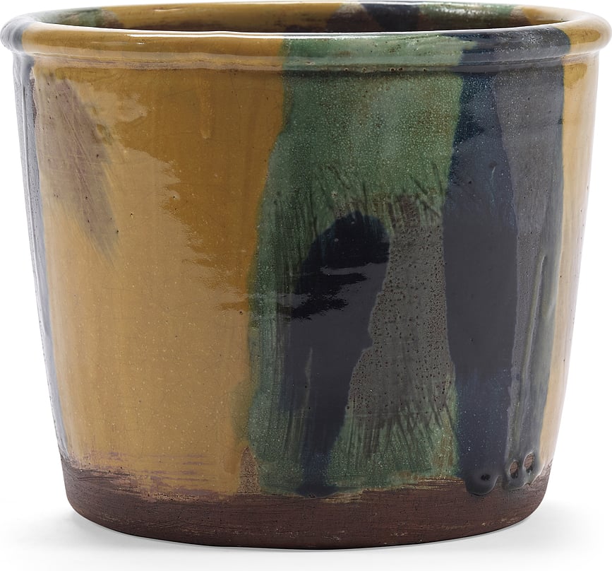 Glazed Shades Tegla 20 cm žuto-plava