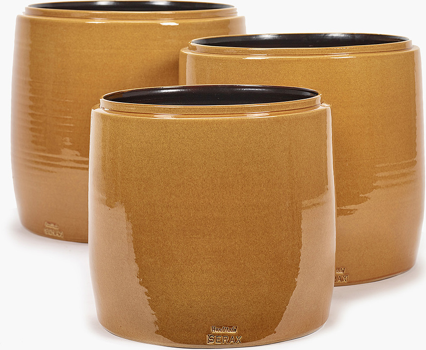 Glazed Shades Tegla 38 cm medena