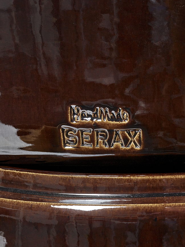 Glazed Shades Ukrasna Posuda 30 cm smeđa