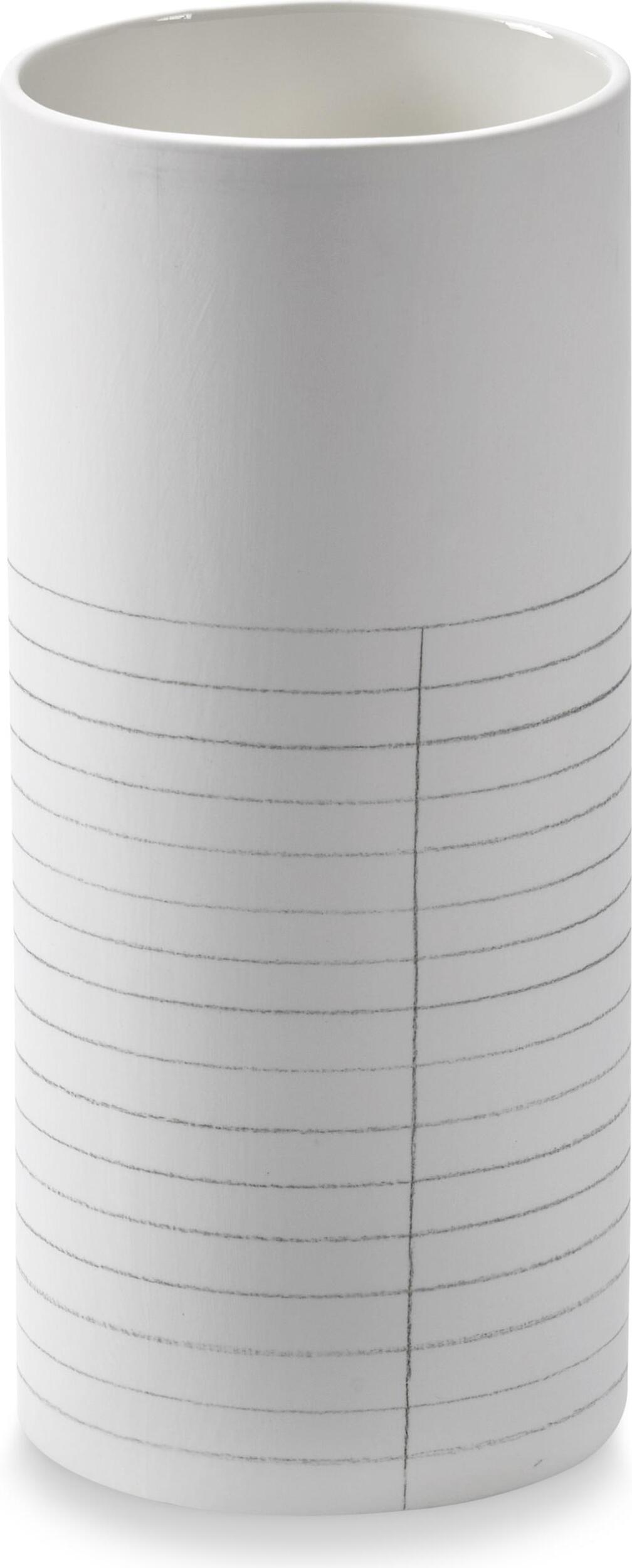 Graph Vase 24,3 cm, hellgrau