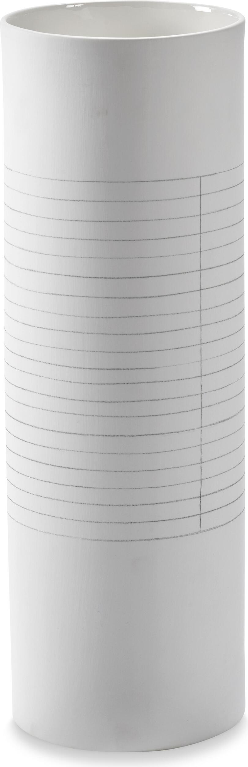 Graph Vase 43,6 cm, hellgrau