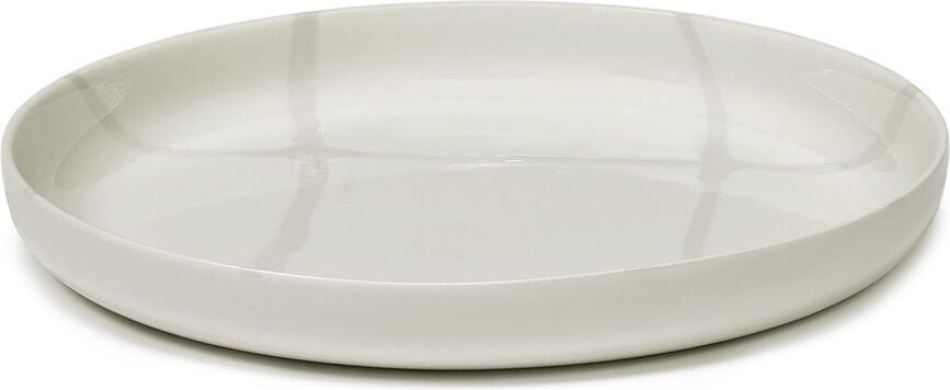 Hlboké taniere Zuma 25,5 cm, biele, 2 ks